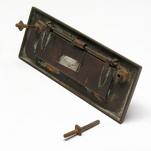 真鍮製 郵便うけ 郵便スロット ドア ポスト アンティーク イギリス