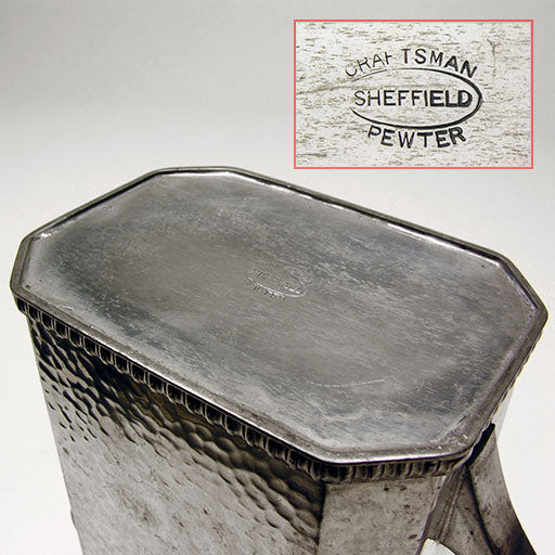 アンティーク雑貨 ピューターポット アールデコ ピューター エボナイト ポット