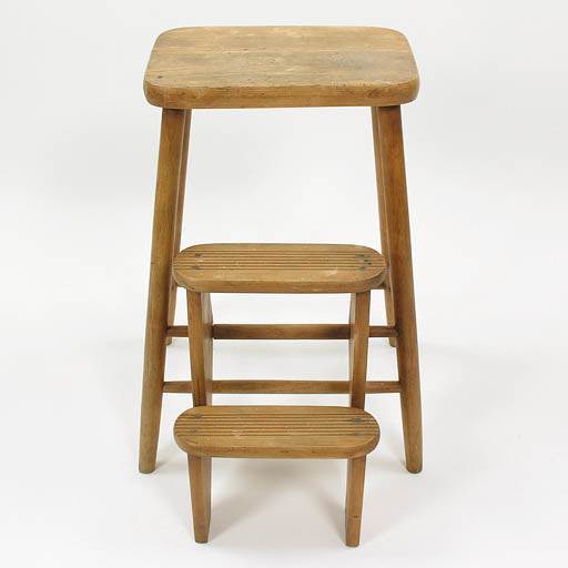 アンティーク家具 スツール ステップ ディスプレー